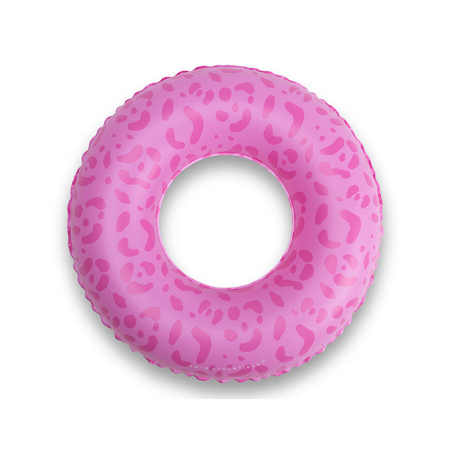 Swim Essentials Swim Ring - Pink - Leopard - Ø 55 Cm
