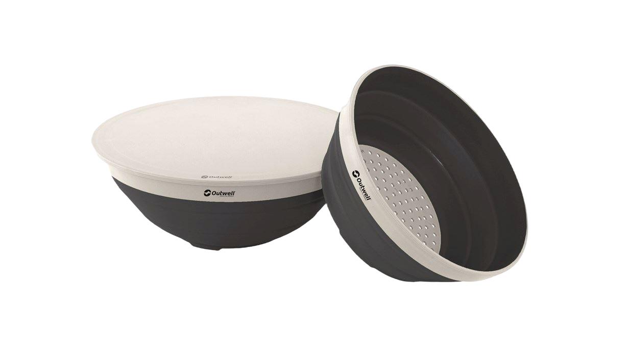 Zestaw naczyń Outwell Collaps Bowl & Colander Set - navy night