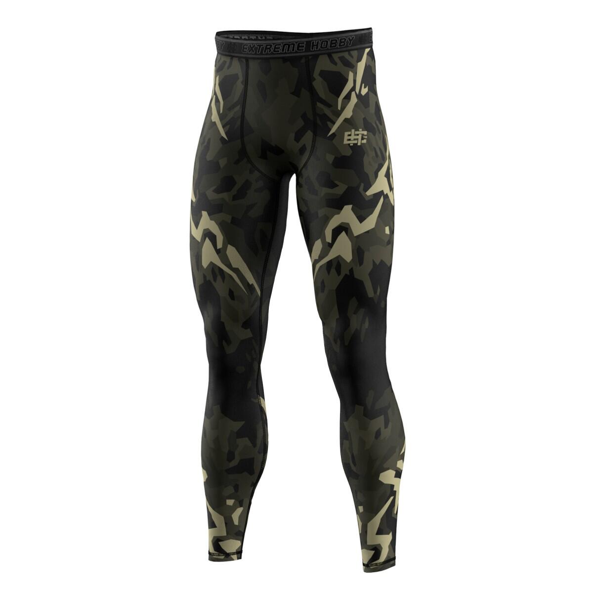 Legginsy sportowe męskie EXTREME HOBBY JUNGLE PANTHER
