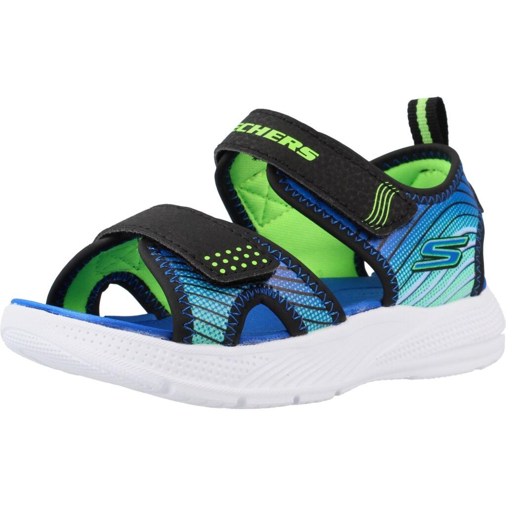 Sandały SKECHERS 407034N Niebieski