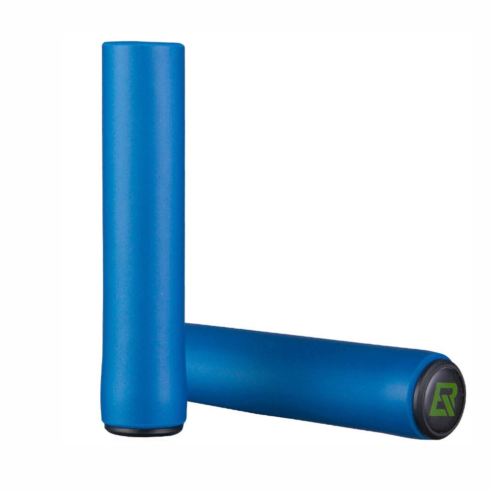 Silikonowe gripy rowerowe Rockbros 130mm niebieskie