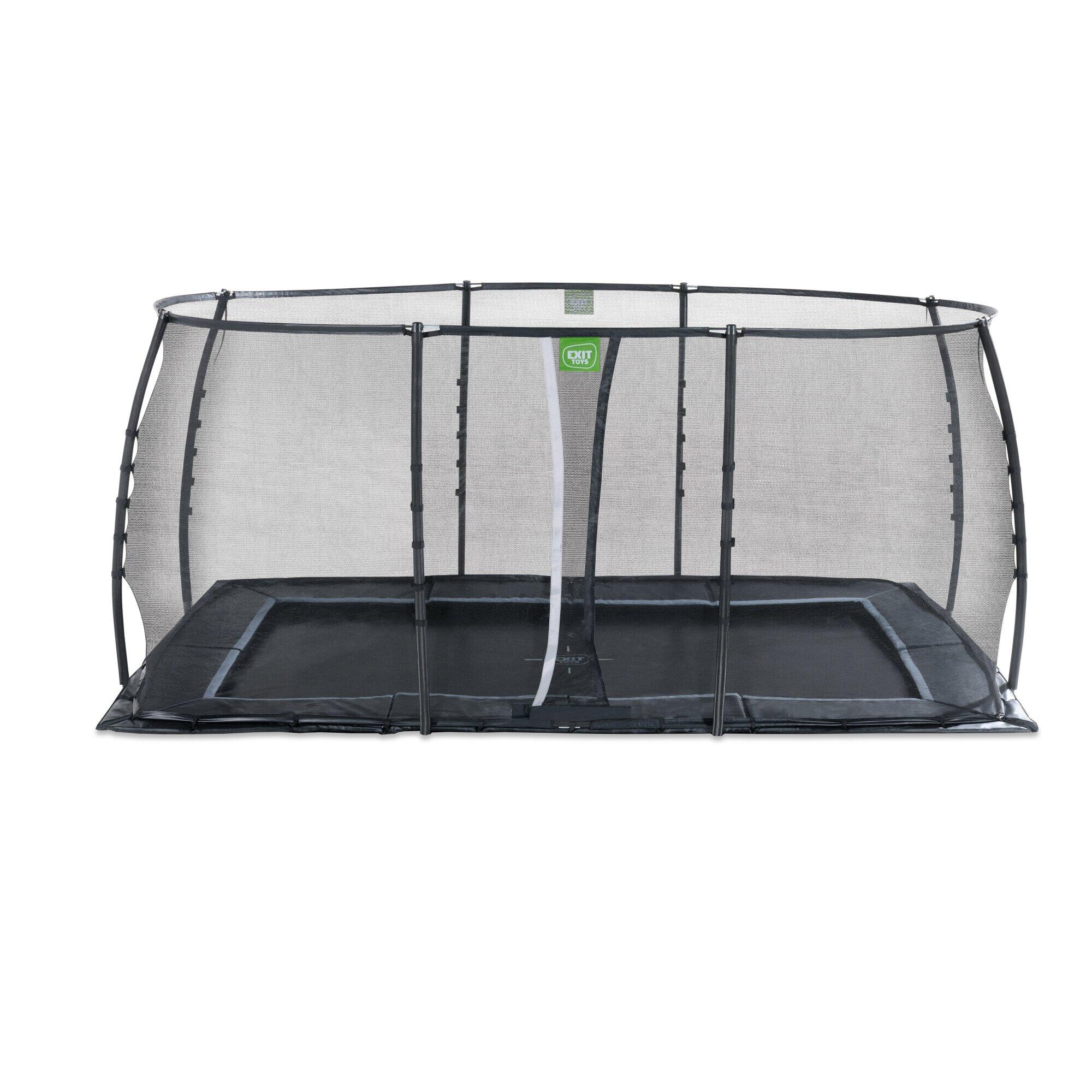 Trampolina naziemna Dynamic 275x458cm z siatką zabezpieczającą