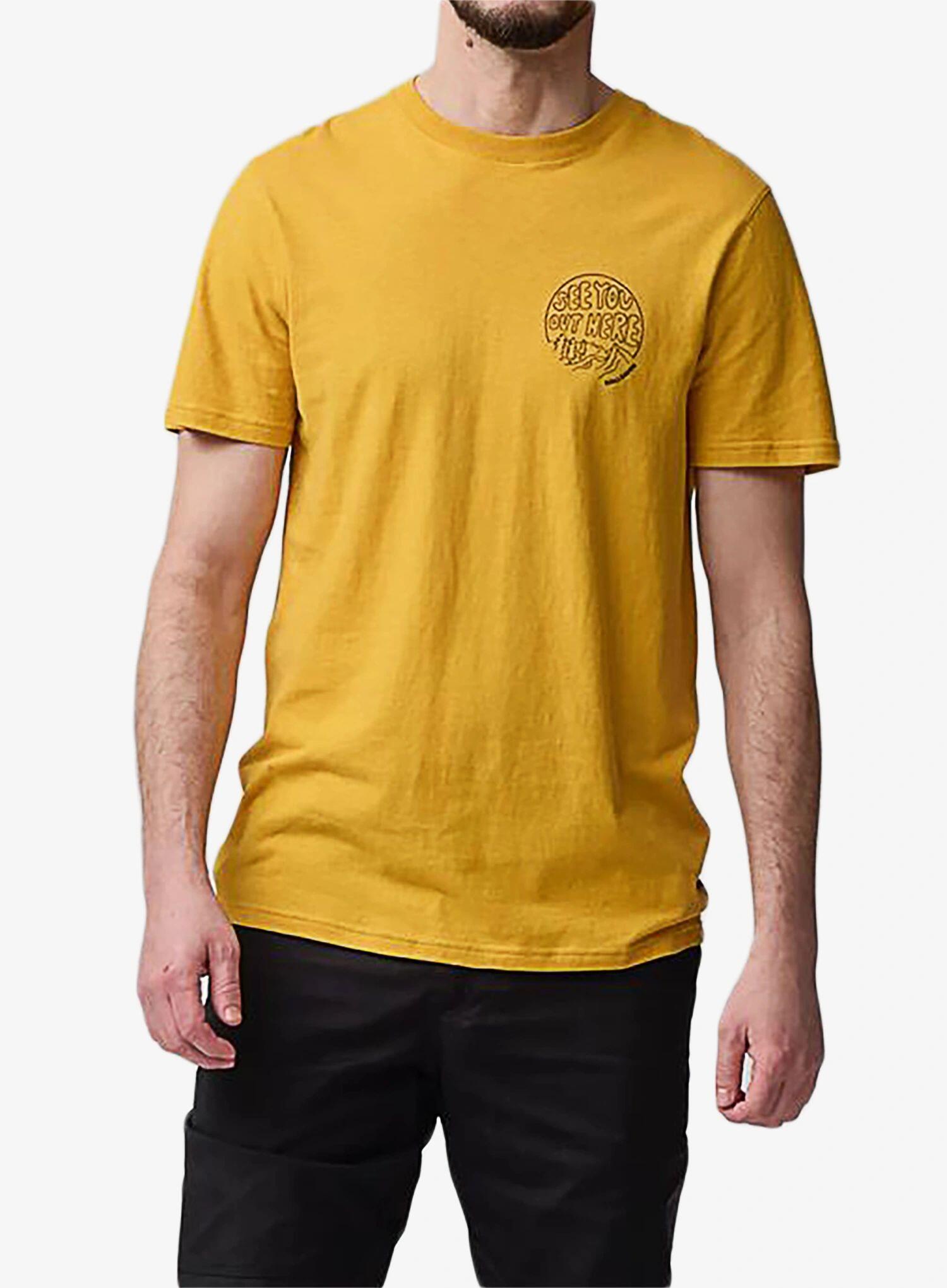 Koszulka bawełniana męska Fjallraven Hemp Blend Out Here T-shirt