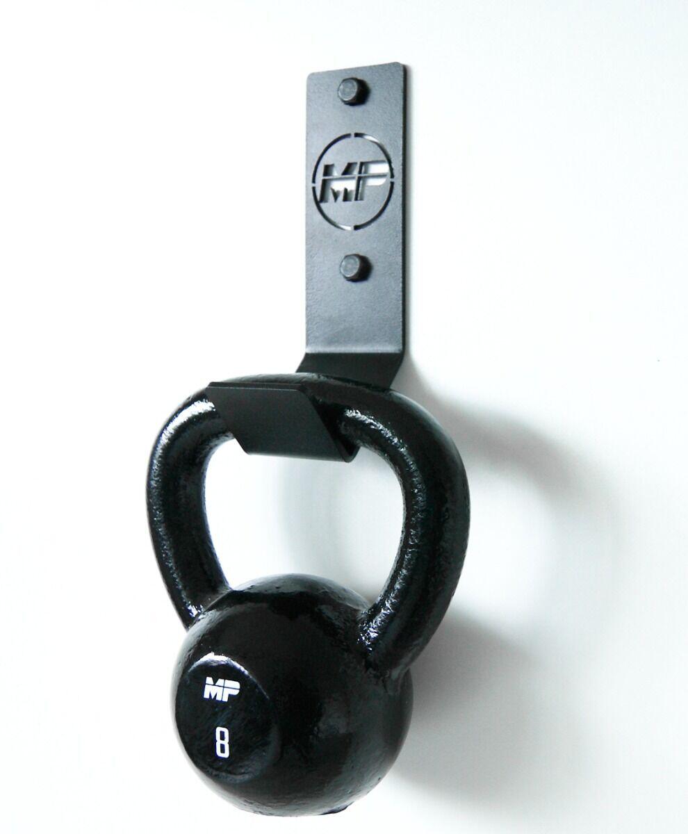 Uchwyt ścienny na Kettlebells - czarny