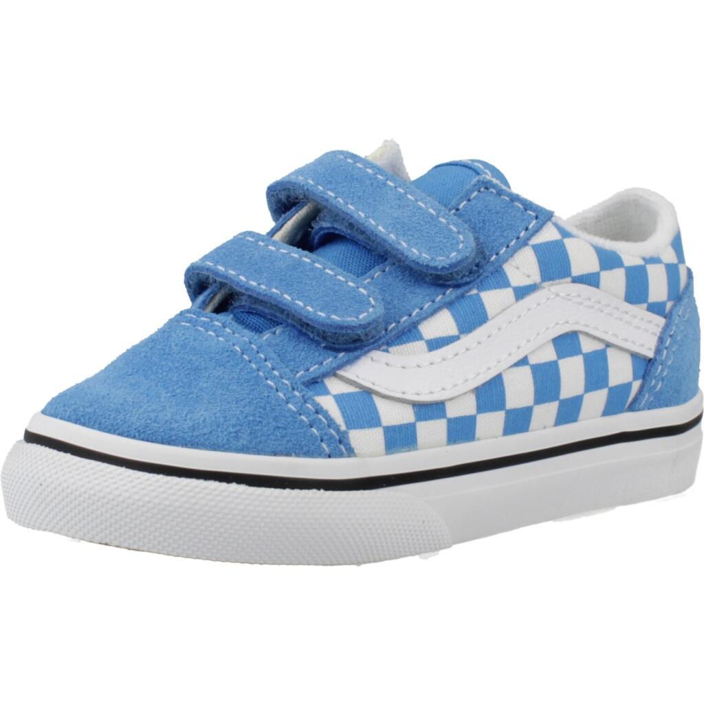 Buty VANS OLD SKOOL V CHECKBOARD Niebieski