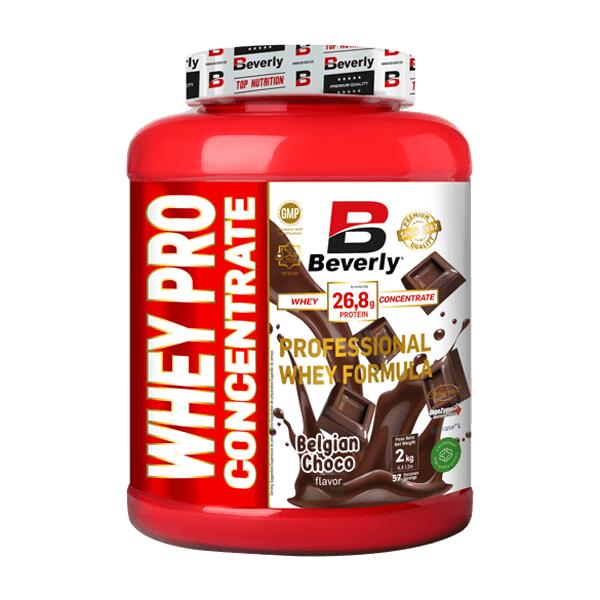 Koncentrat serwatki Whey Pro - 2 kg belgijskiej czekolady Beverly Nutrition