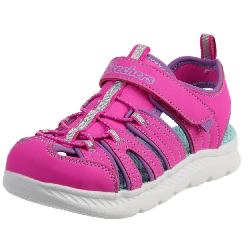 Skechers C-Flex Sandal 2.0 Playful Trek, dla dziewczynki, sandały, Różowe