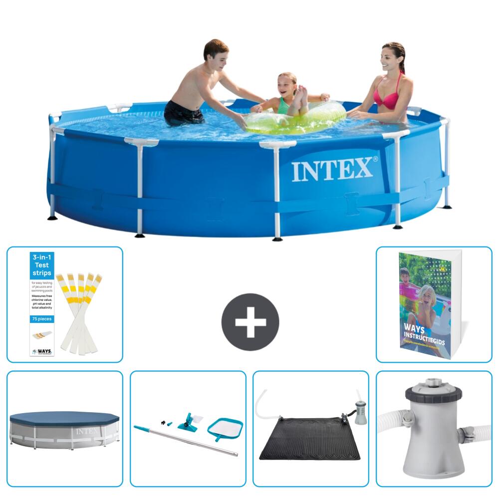 INTEX Basen ze stelażem Okrągły - 305x76 cm - 7-częściowy S67