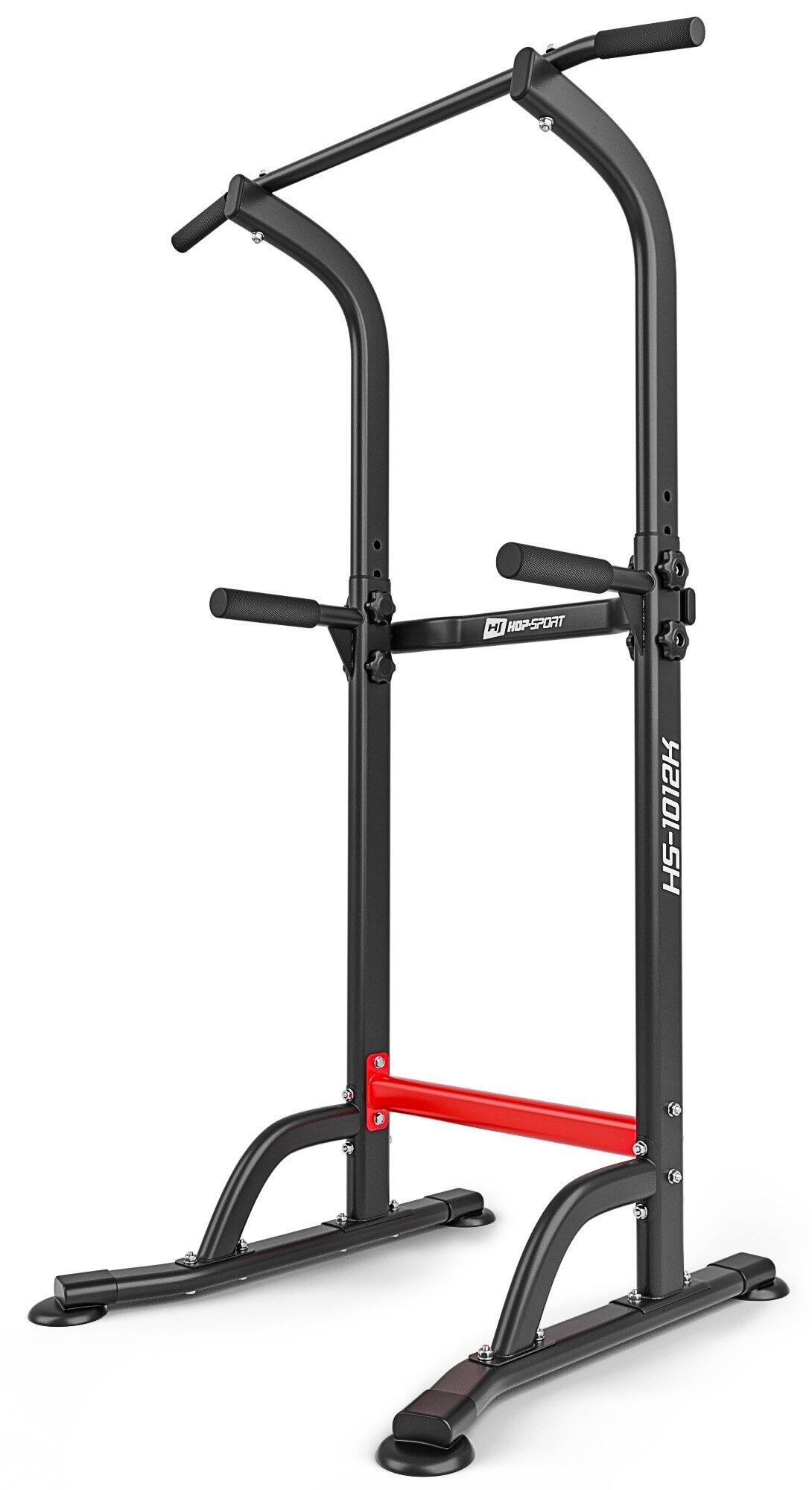 Poręcze do treningu siłowego Hop-Sport HS-1012K z drążkiem