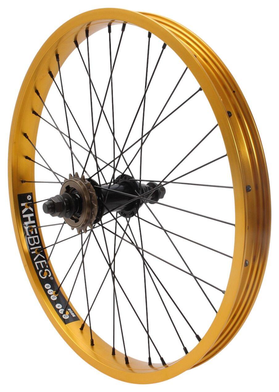 Tylne koło BMX KHE PRISM 20 cali złote