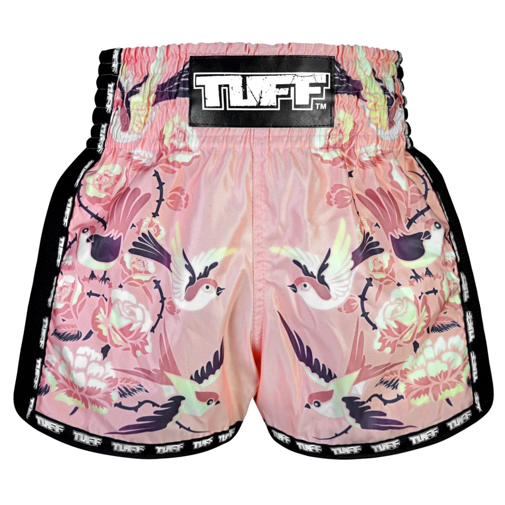 Spodenki treningowe TUFF Pink Birds and Roses