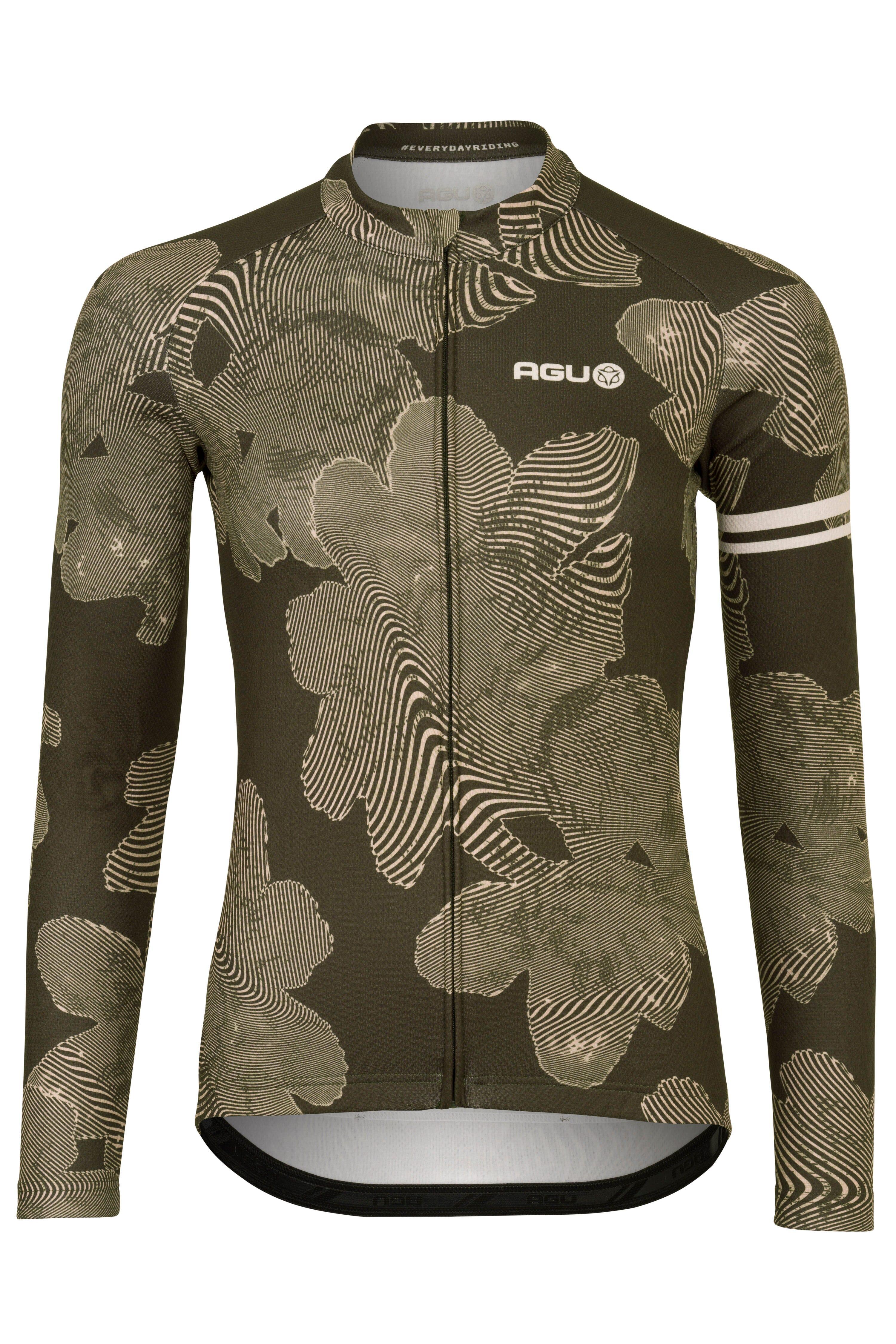Striped Flower Jersey LS Essential Women