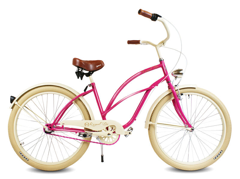 Rower Beach Cruiser Miejski Damski 18,5 26