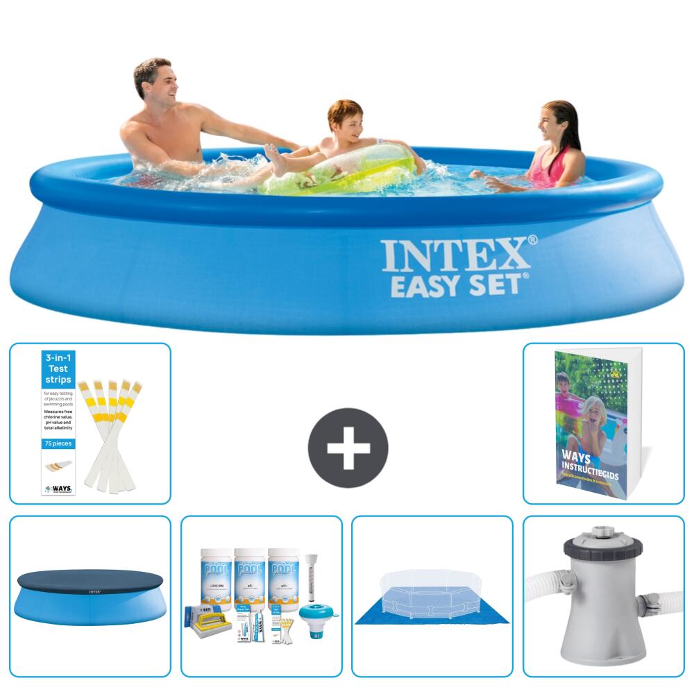 INTEX Basen Easy Set Okrągły - 305x61 cm - 7-częściowy S77