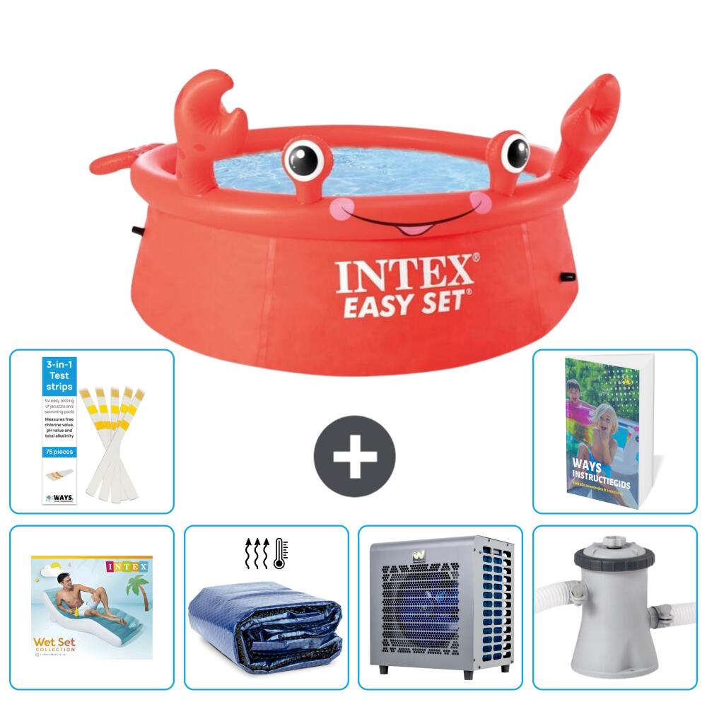 INTEX Basen Easy Set Okrągły - Krab - 183x51 cm - 7-częściowy S112
