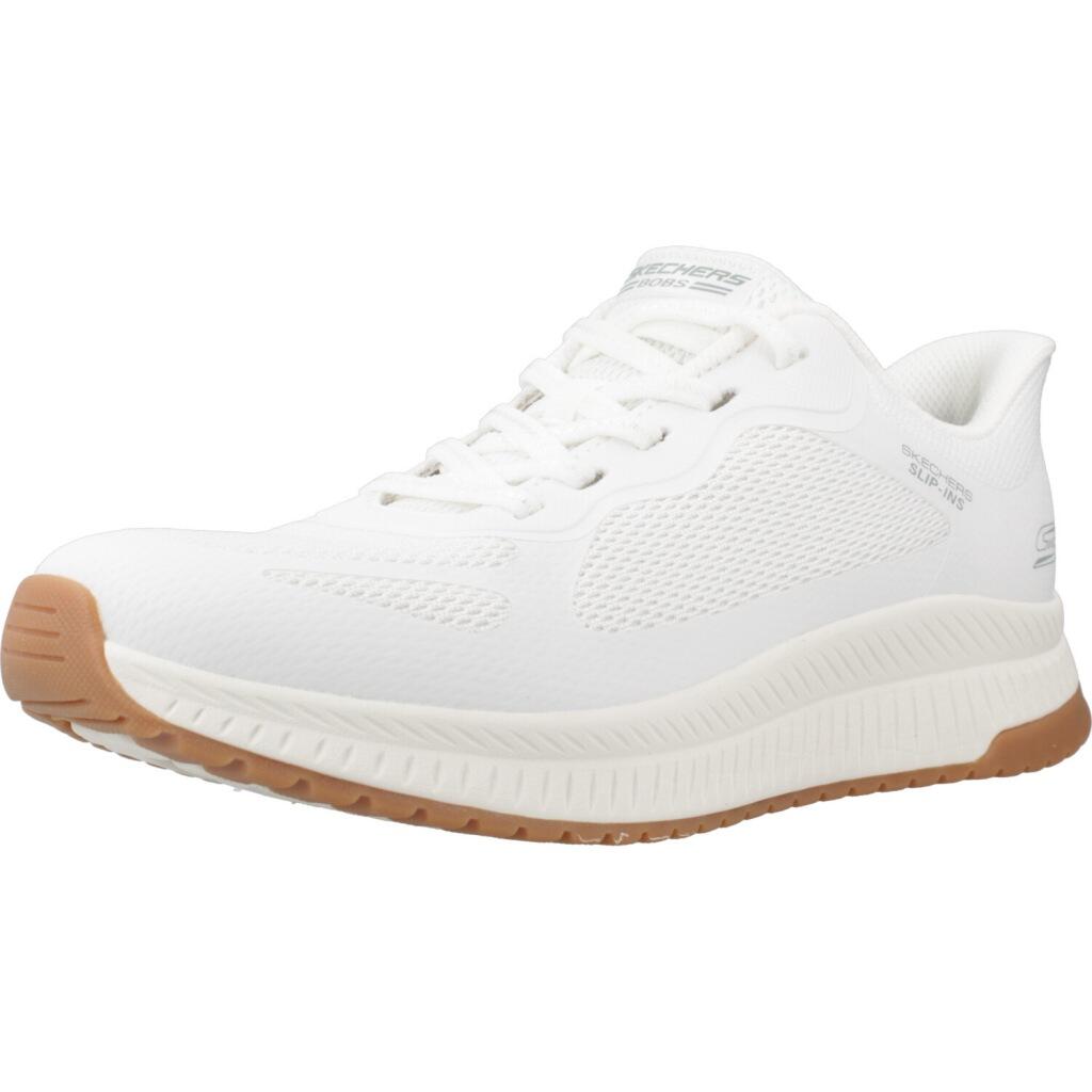 Buty SKECHERS BOBS SQUAD 4 STAPLE LOOK Biały