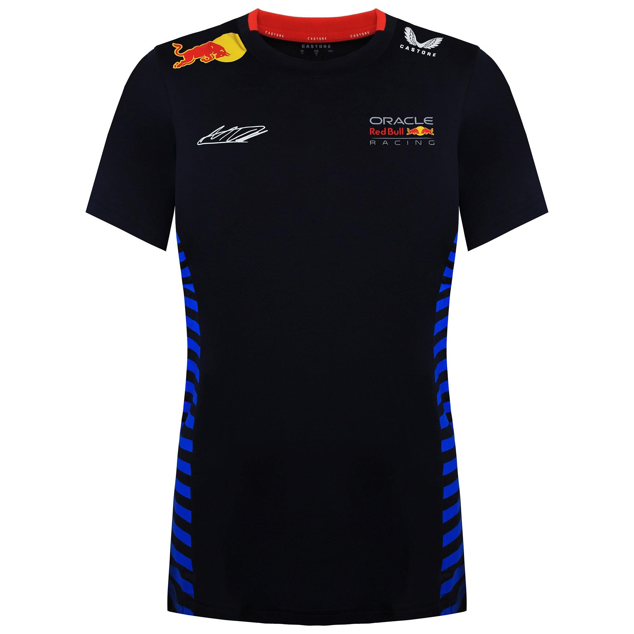 T-shirt damski Red Bull Racing Oracle Castore granatowy