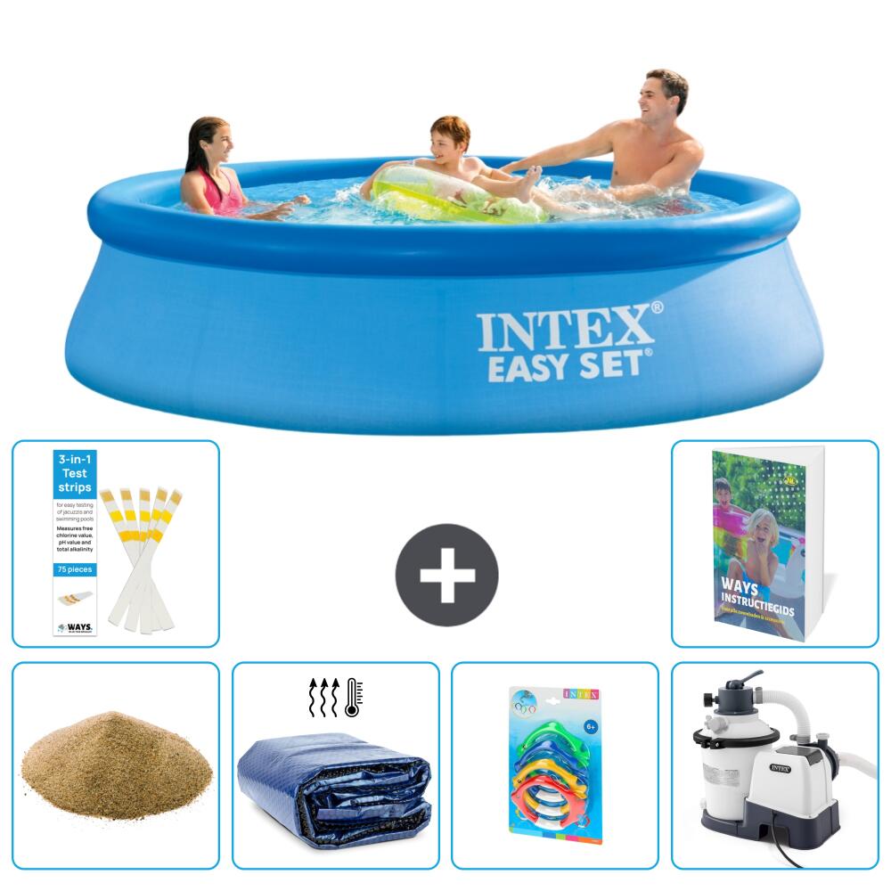 INTEX Basen Easy Set Okrągły - 305x76 cm - 7-częściowy S36