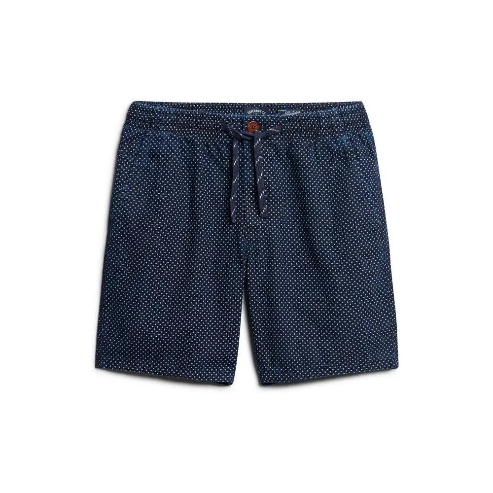 Szorty bermudzkie Superdry Indigo