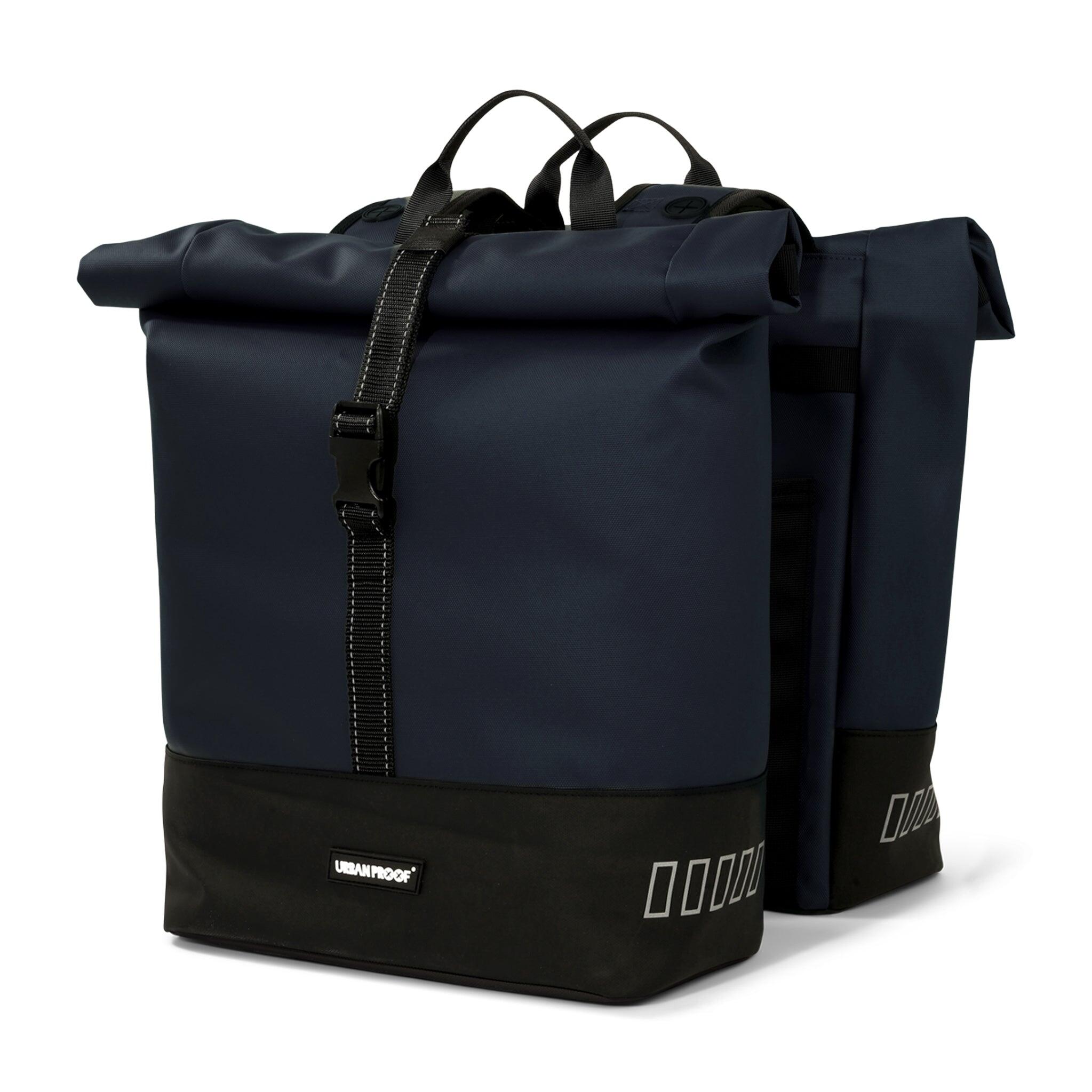UrbanProof torba rolltop dwuczęściowa 38L niebieska z recyklingu