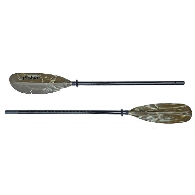Wiosło kajakowe wędkarskie składane do pływania Scorpio kayak Fisher 250 cm