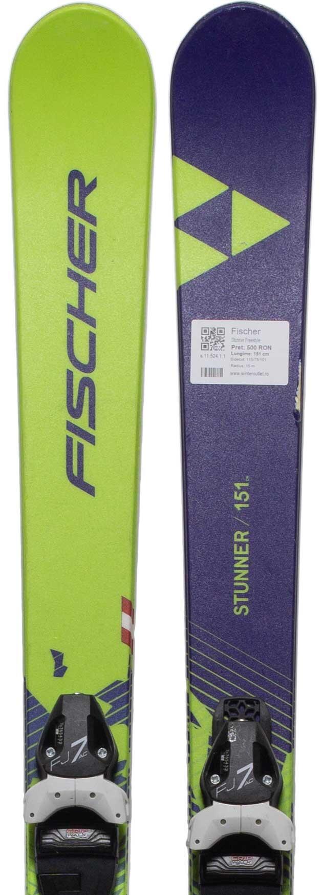 Second Life- Narty FISCHER Stunner Freestyle, 121 cm - Stan dobry