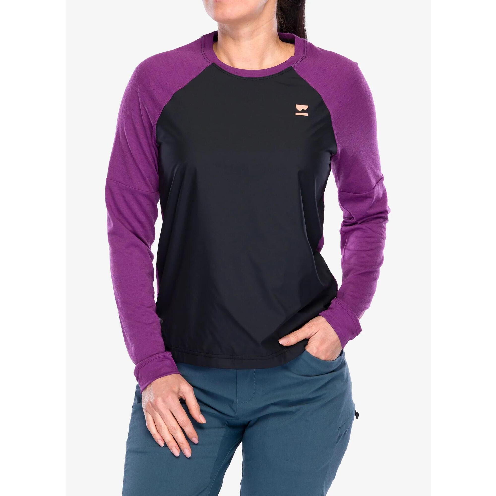 Longsleeve damski Mons Royale Tarn Merino Bike Wind Jersey