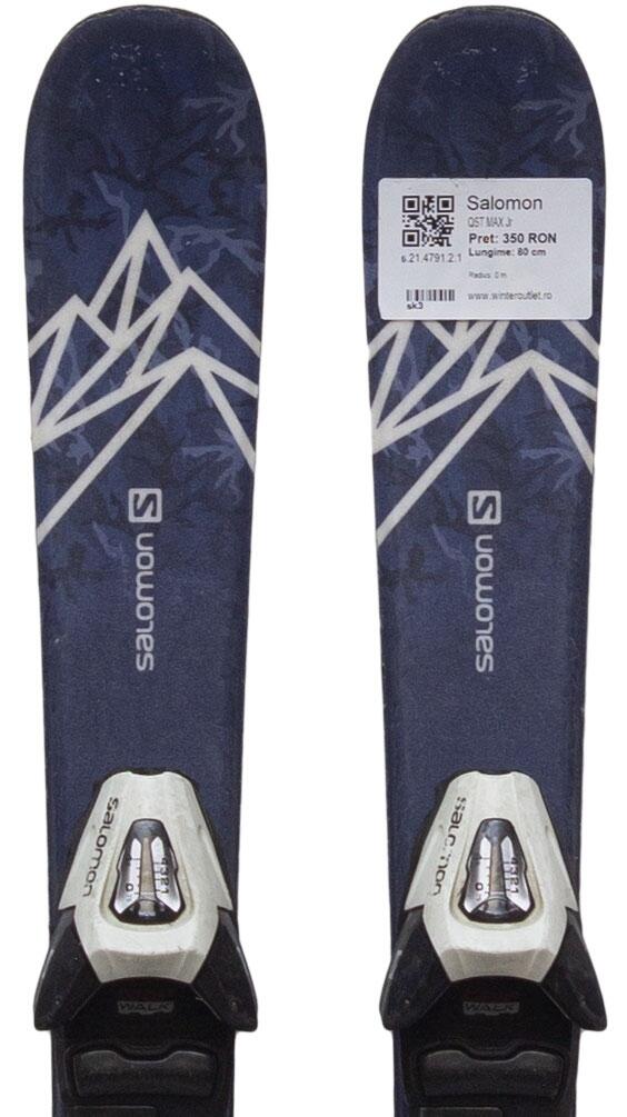 Second Life- Narty SALOMON QST MAX Jr, 80 cm - Stan bardzo dobry