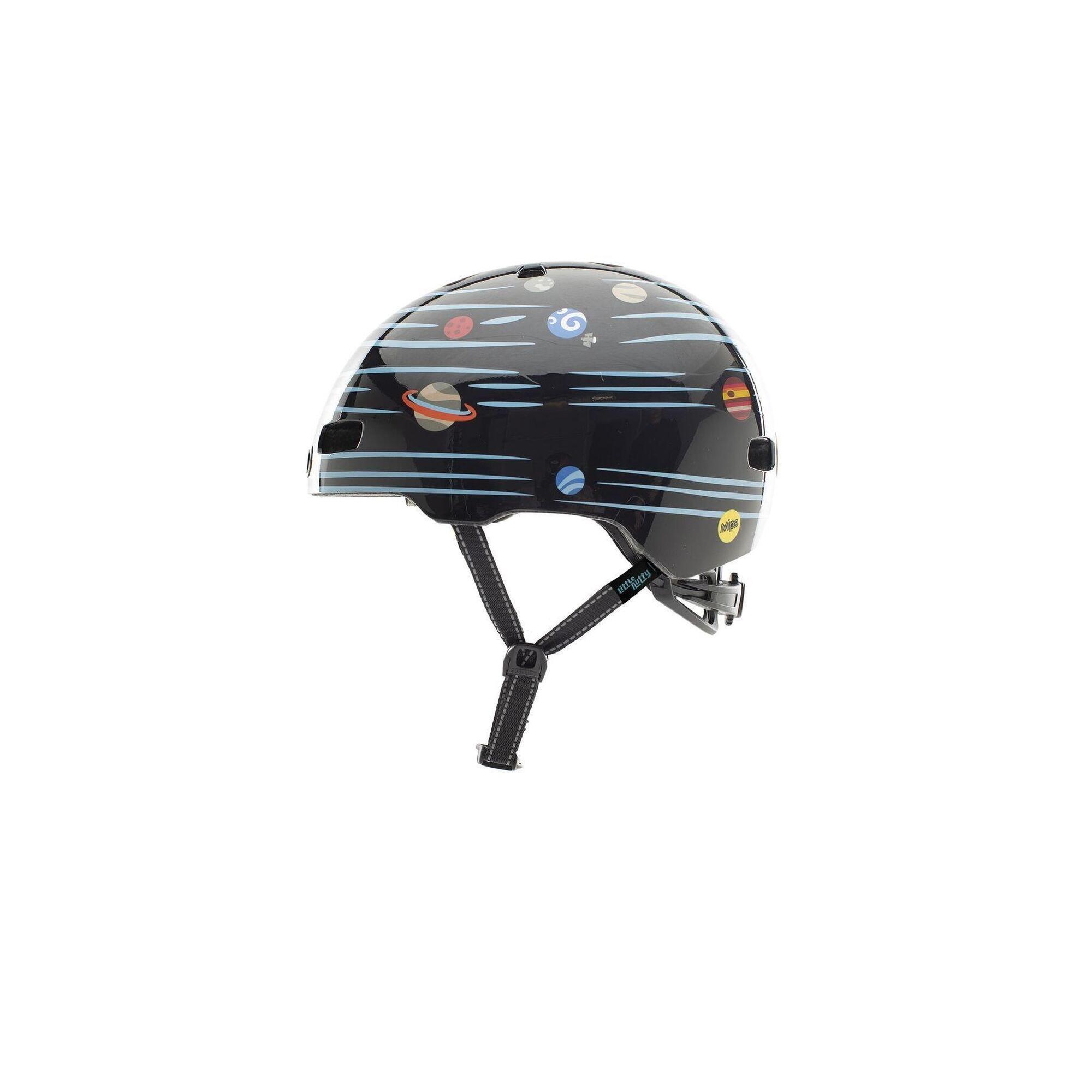 Dziecięcy kask rowerowy Little Nutty MIPS Reflective Defy Gravity