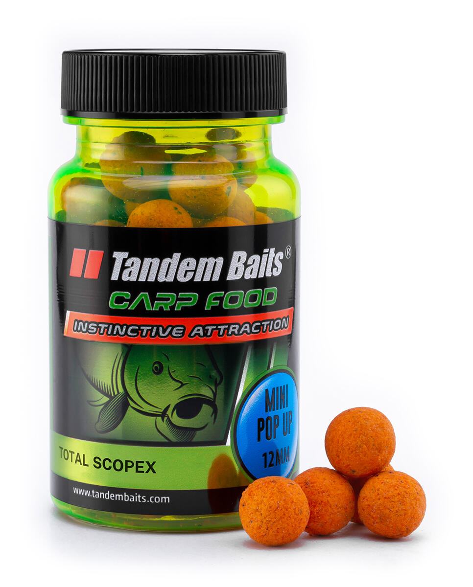 Mini kulki pływające Carp Food Perfection Pop-Up 12mm/30g Total Scopex