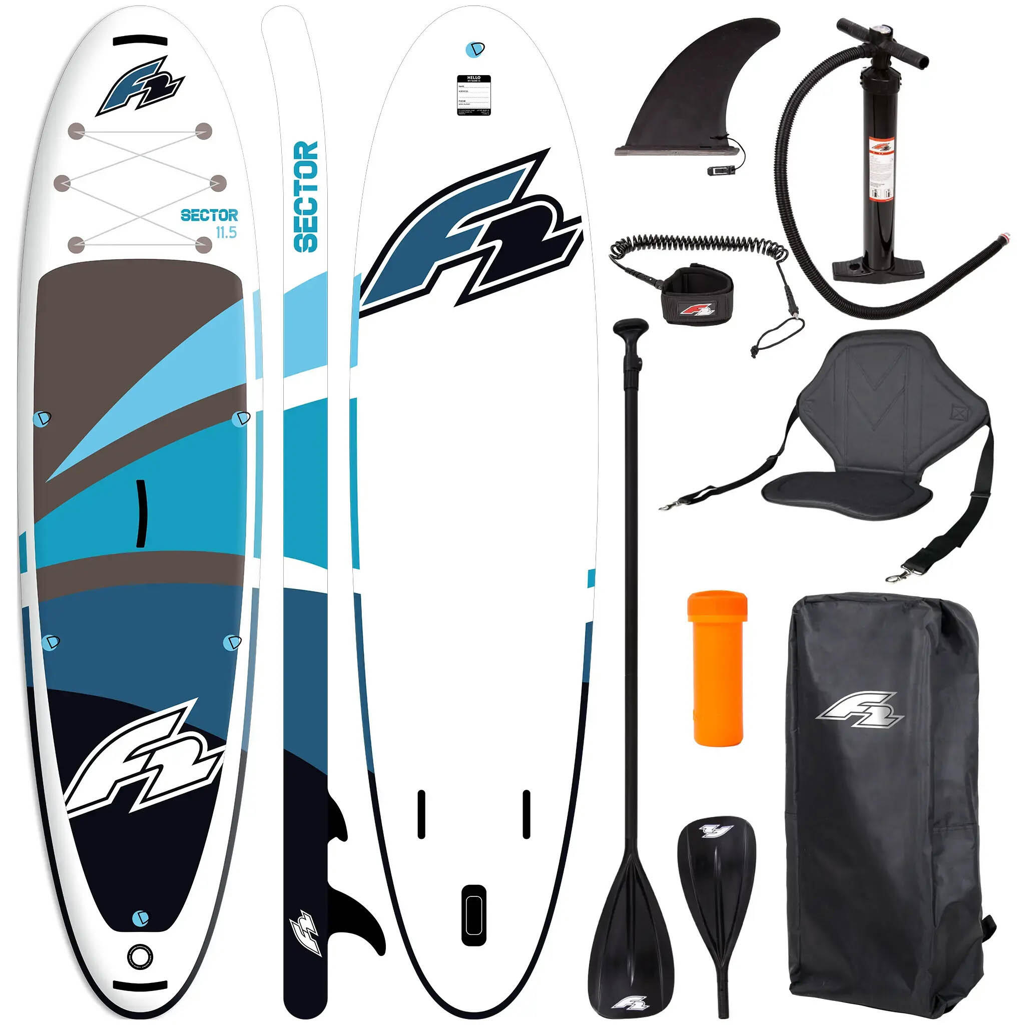 Deska Sup Pompowana F2 Sector 11'5 350 CM BLUE COMBO