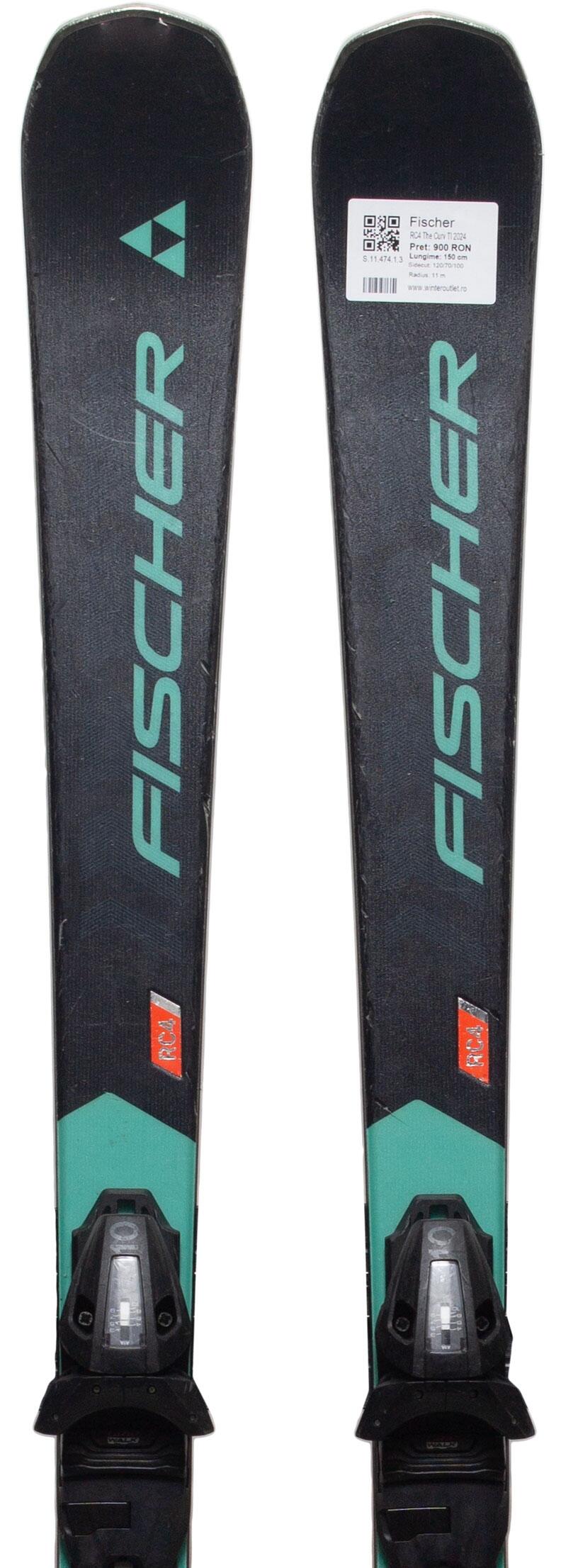 Second Life- Narty FISCHER RC4 The Curv TI 2024, 157 cm- Stan bardzo dobry