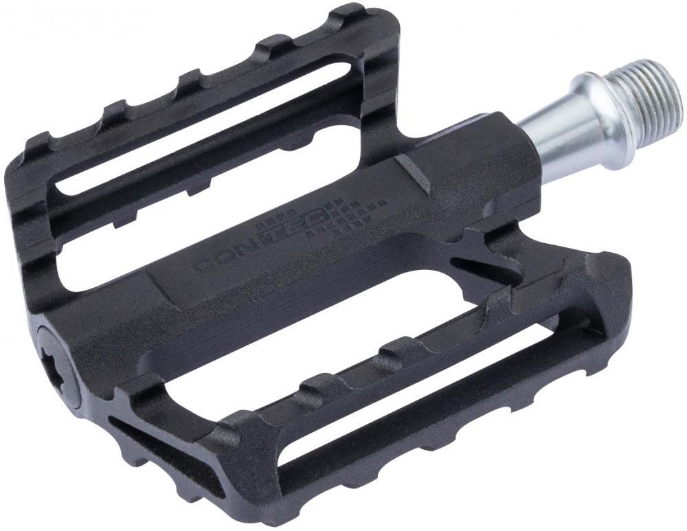 Pedały CONTEC Trail2 płaskie aluminium czarne 105 x 70 mm