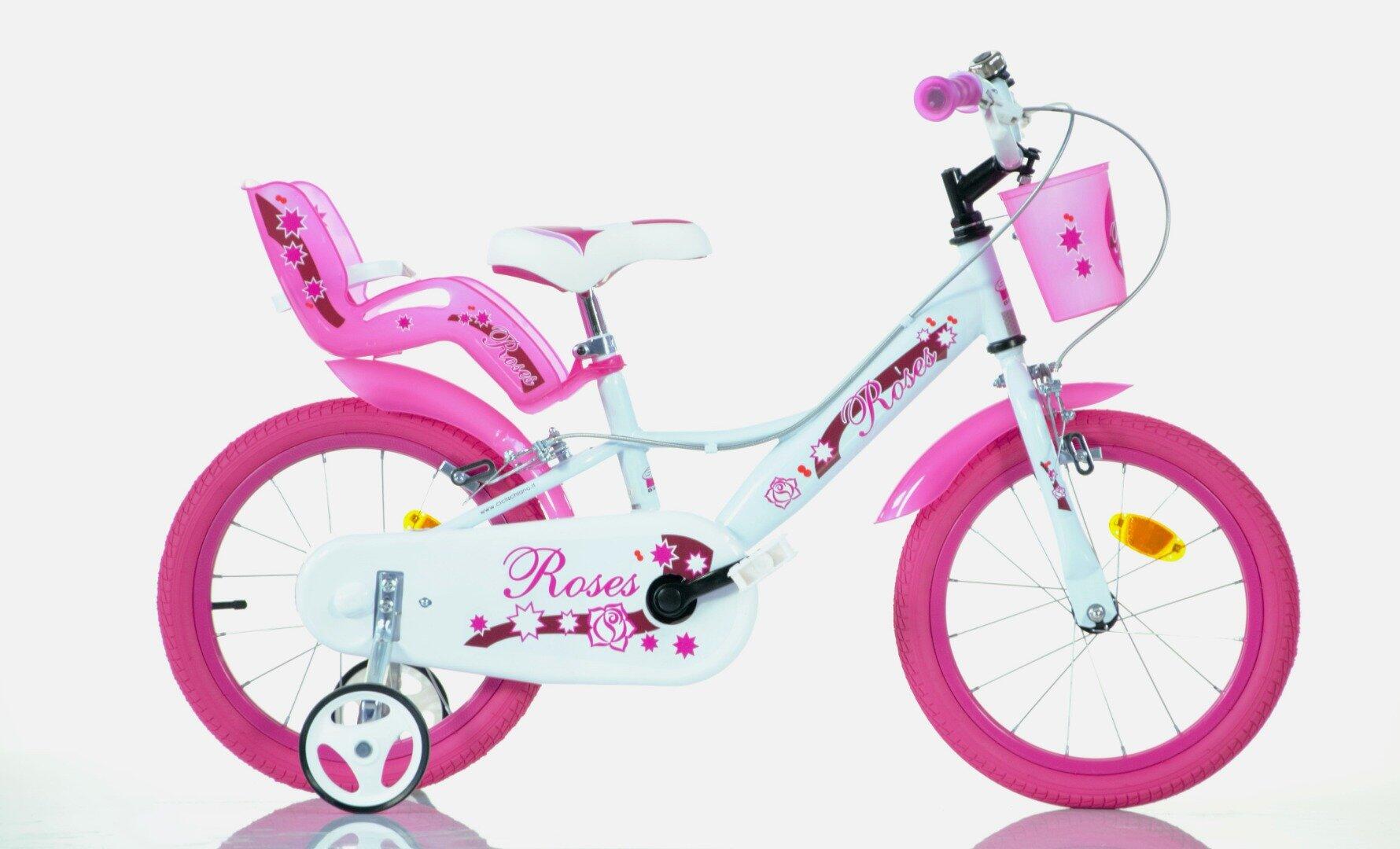 Rower dziecięcy SCH ROSES 16” z akcesoriami