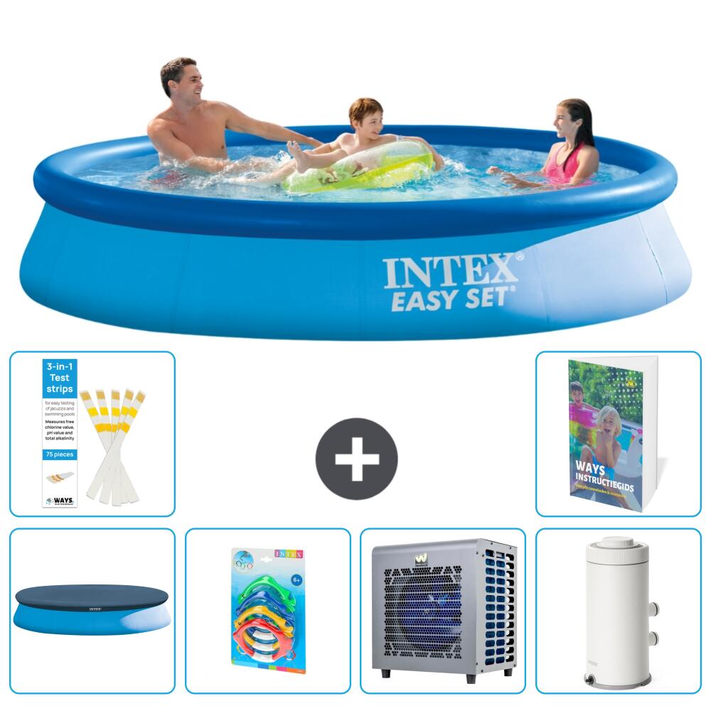 INTEX Basen Easy Set Okrągły - 366x76 cm - 7-częściowy S164