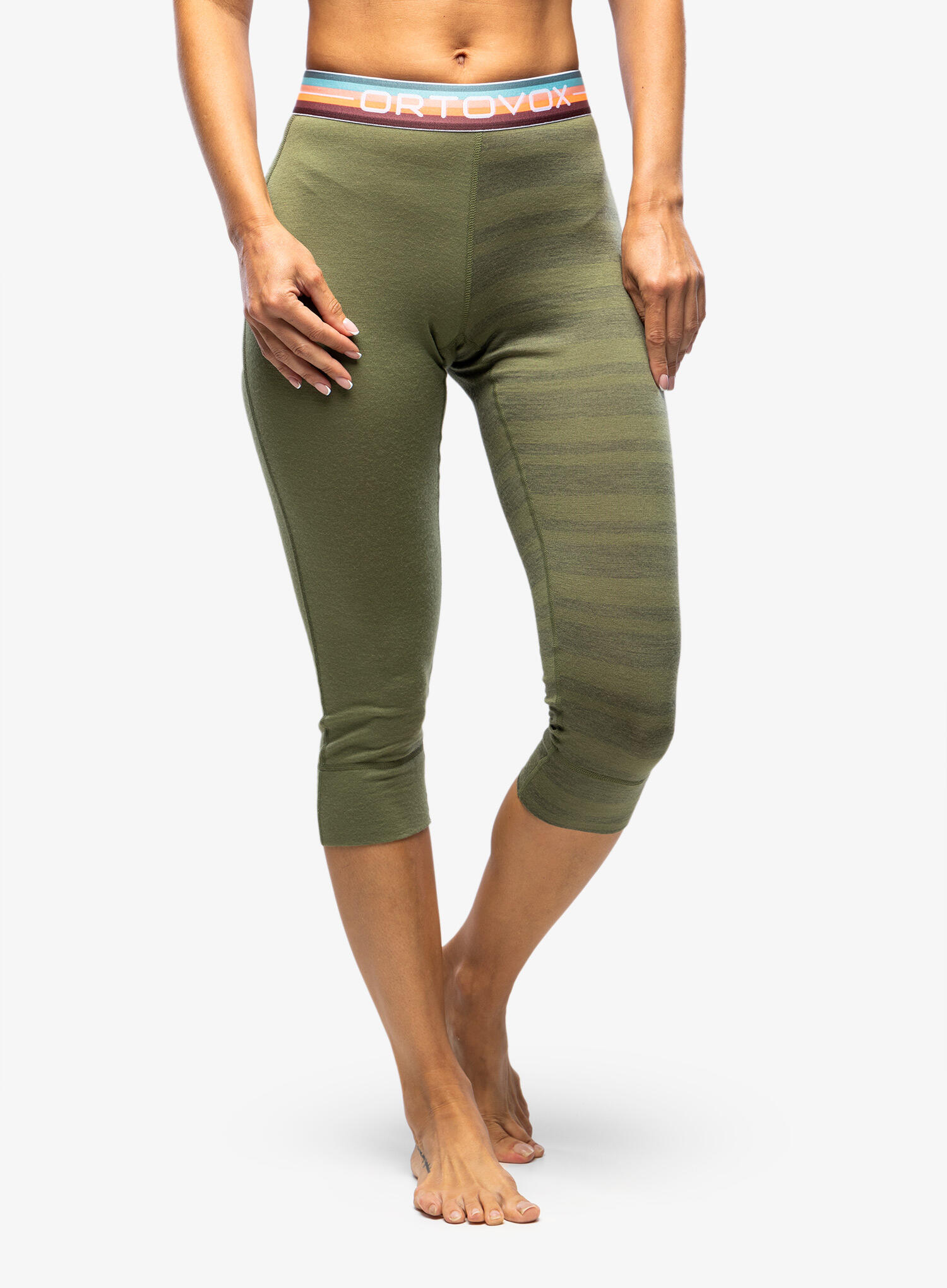 Legginsy termiczne damskie Ortovox 185 Rock N Wool Short Pants