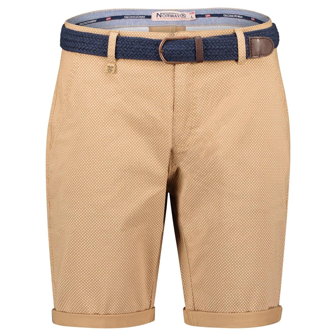 Bermudy Geographical Norway PODEX BEIGE DB MEN 241 beżowy męska