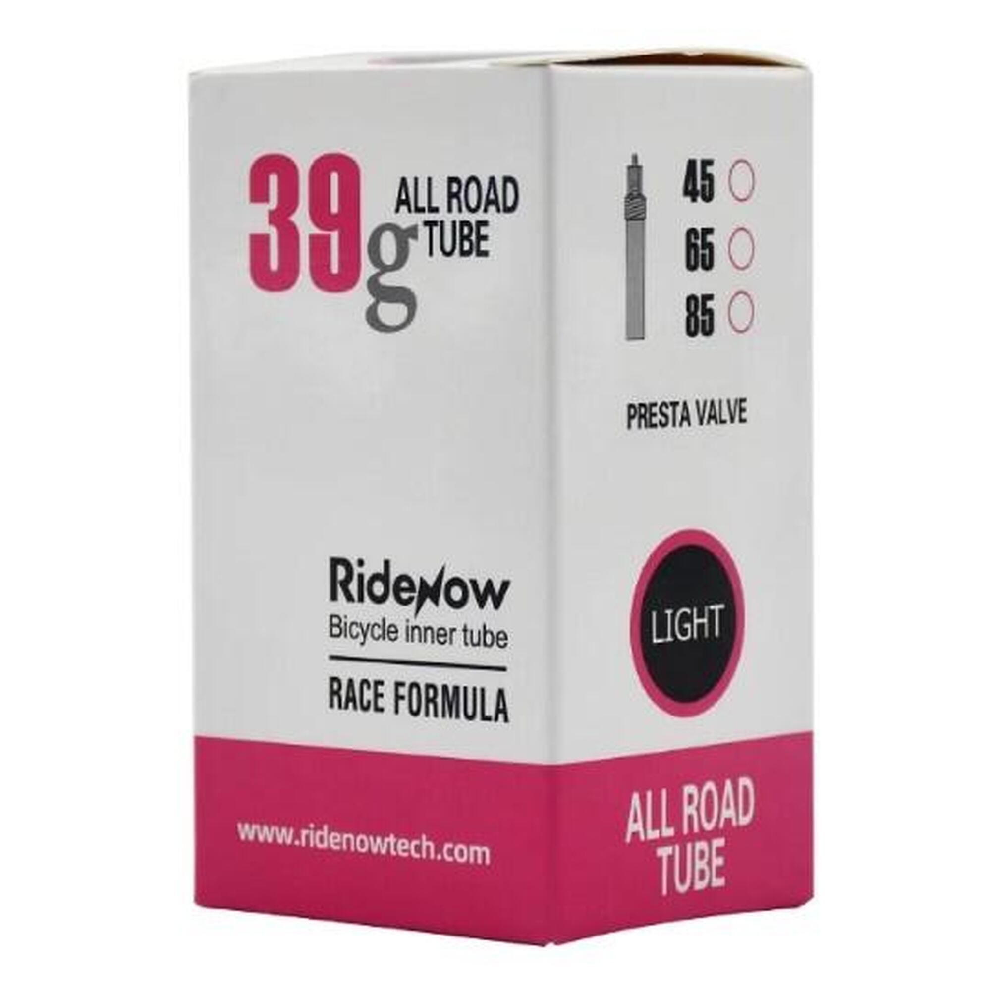 Dętka TPU RideNow Light 39g szosa 700/28-38C wentyl 65mm