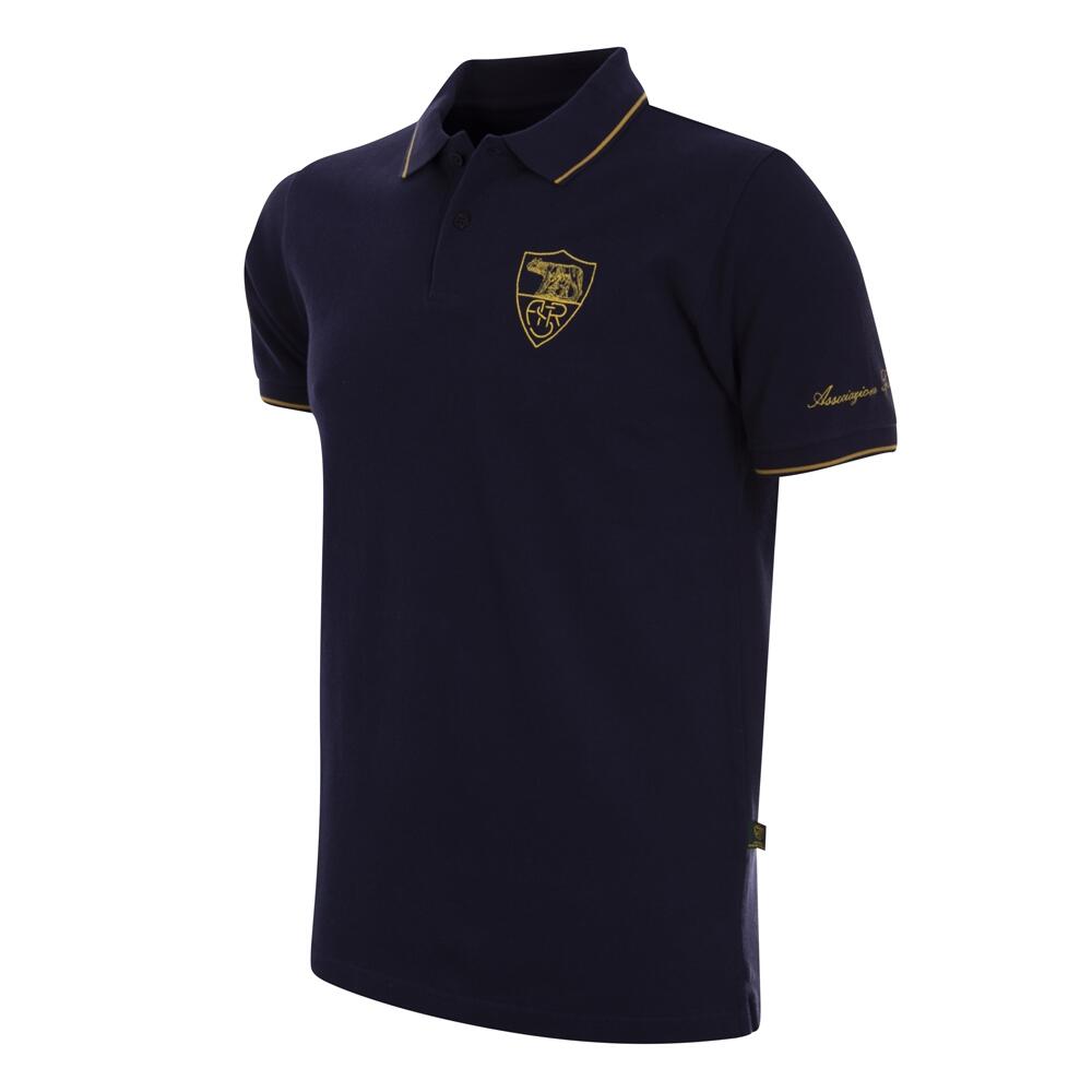 AS Roma koszulka polo Heritage Niebieski