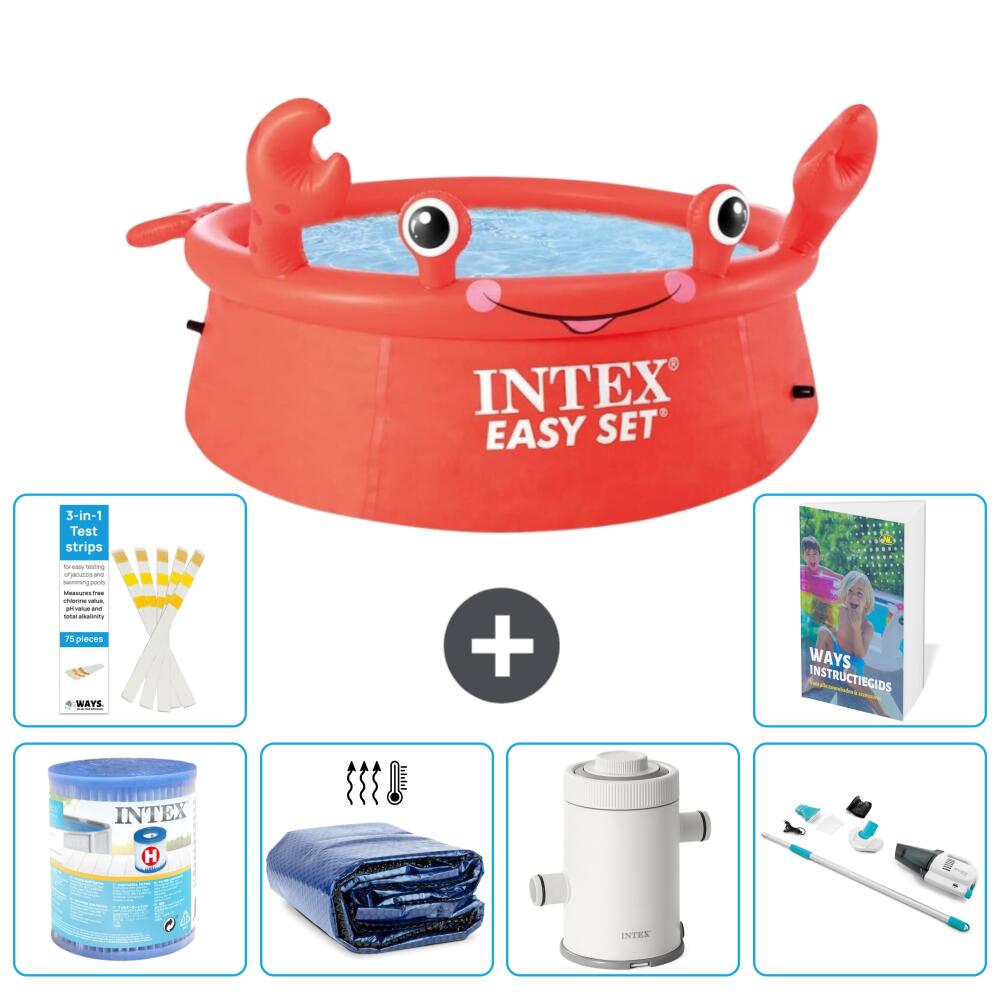 INTEX Basen Easy Set Okrągły - Krab - 183x51 cm - 7-częściowy S120