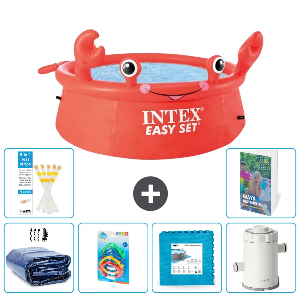INTEX Basen Easy Set Okrągły - Krab - 183x51 cm - 7-częściowy S55