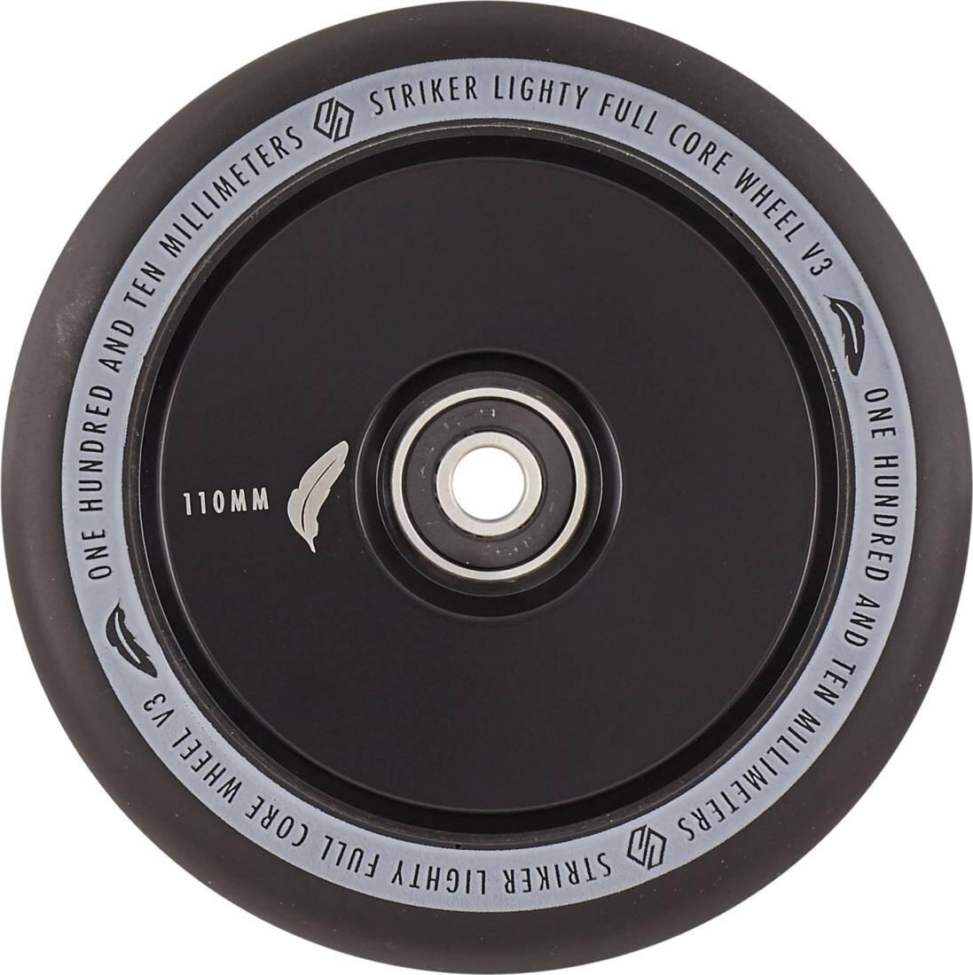 Koła do hulajnogi - 110 mm - Lighty Fullcore V3 - Czarne - Striker