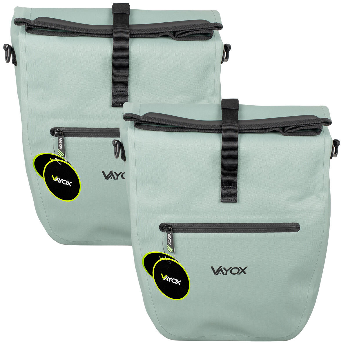 Zestaw 2x sakwa rowerowa na bagażnik VAYOX VA0445 boczna 25L
