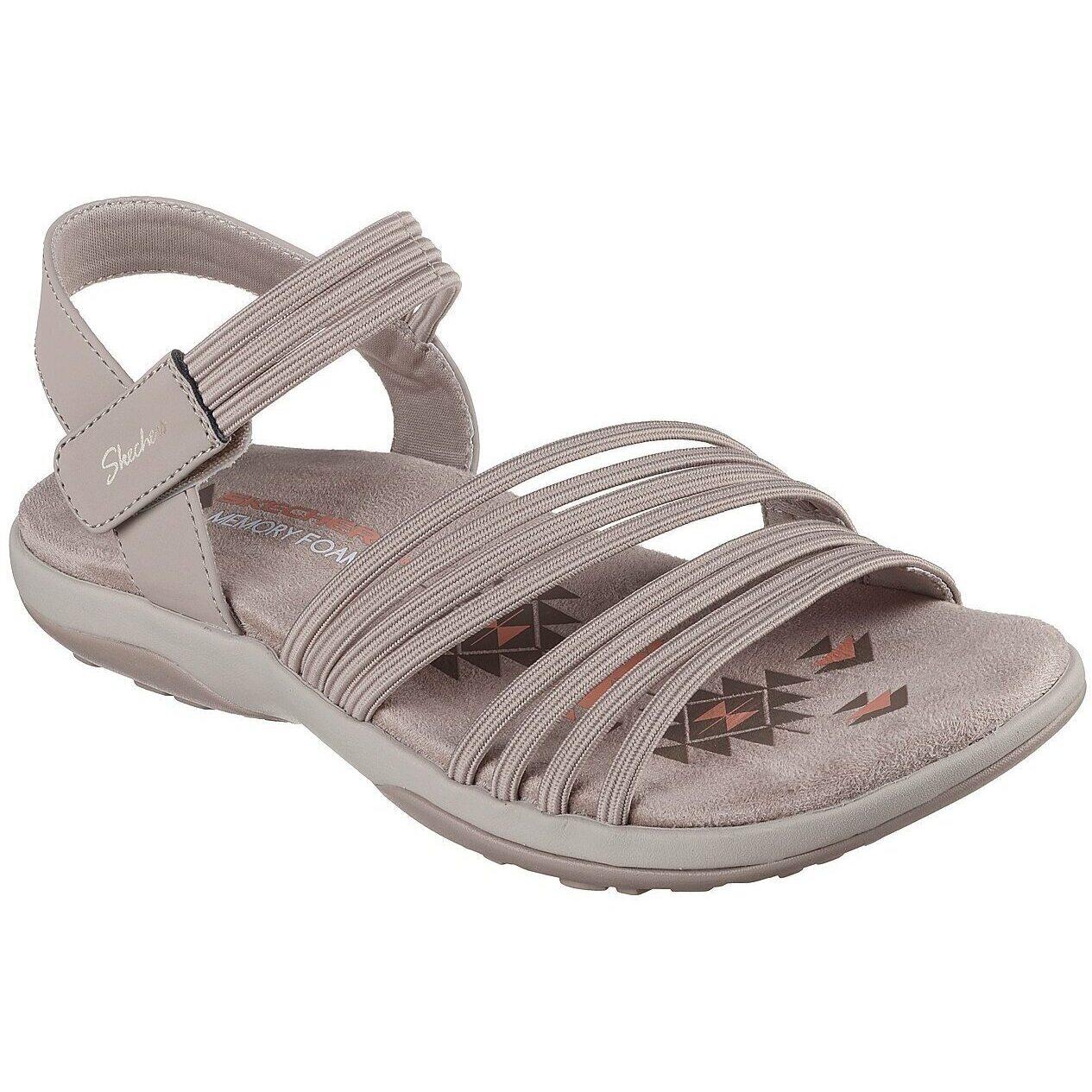Sandały damskie Skechers Reggae Slim Coffee