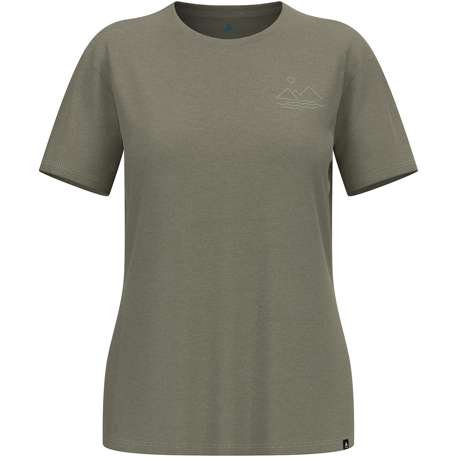 Koszulka damska Odlo ASCENT SUN. SEA. MOUNTAINS. T-shirt crew neck s/s