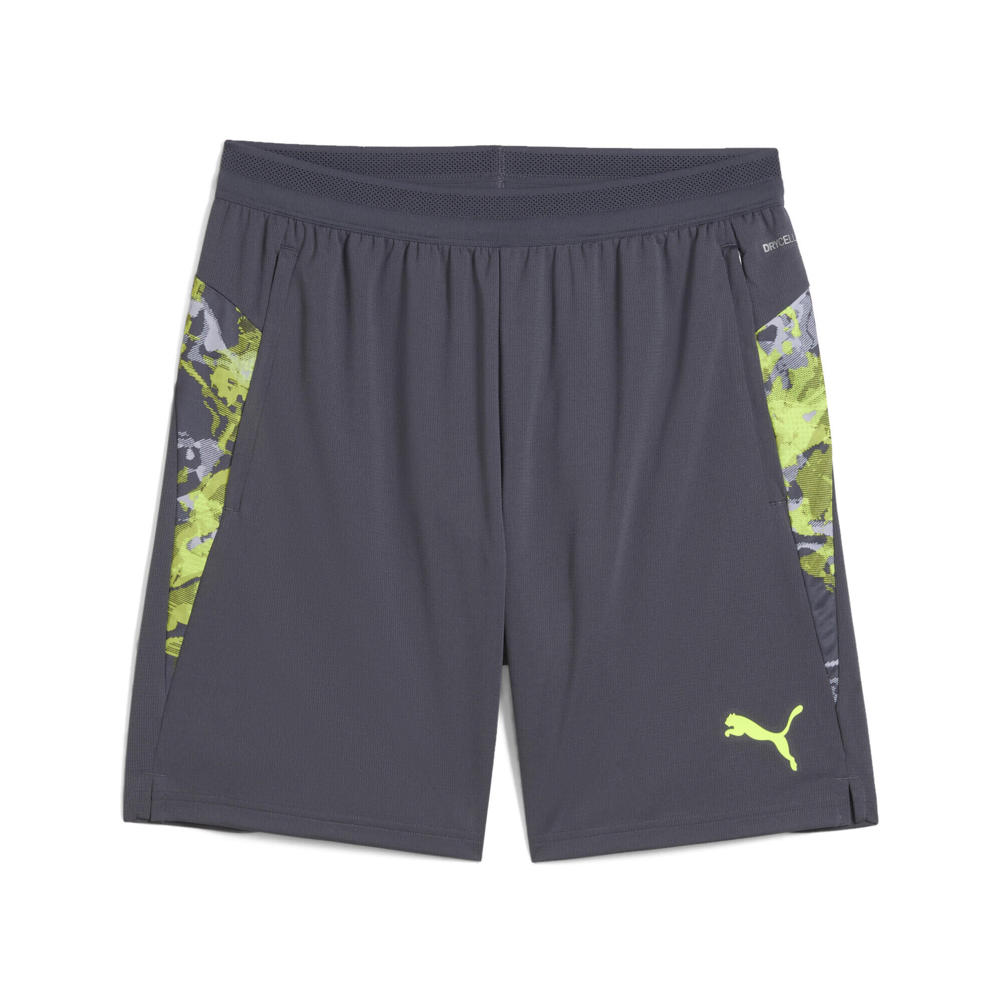 Męskie szorty piłkarskie IndividualCUP PUMA Galactic Gray
