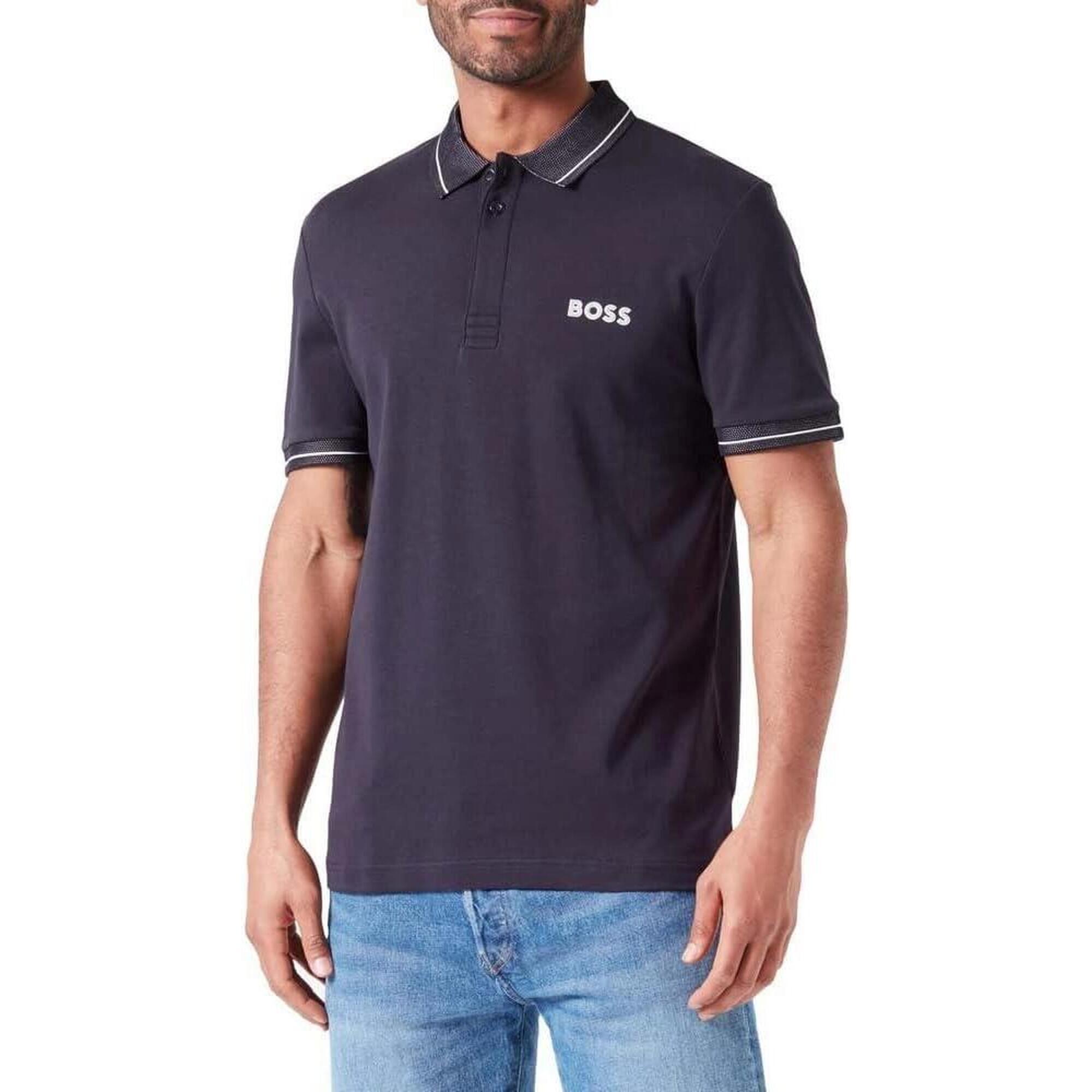 Koszulka Polo męska BOSS Paule 1 BLU slim fit granatowa (50512892-402)