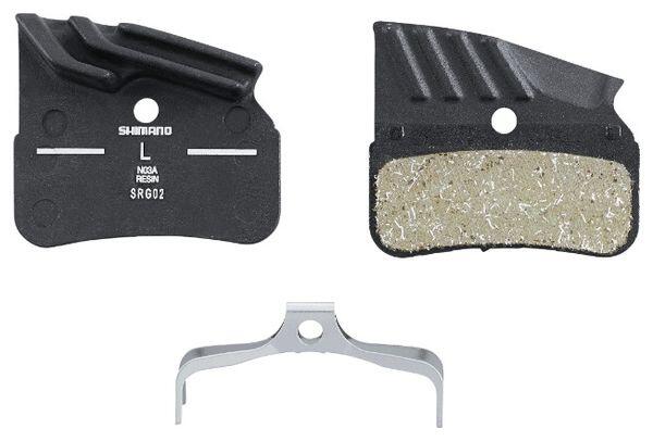 Para żywicznych klocków hamulcowych z płetwą i sprężyną Shimano N03A-RF