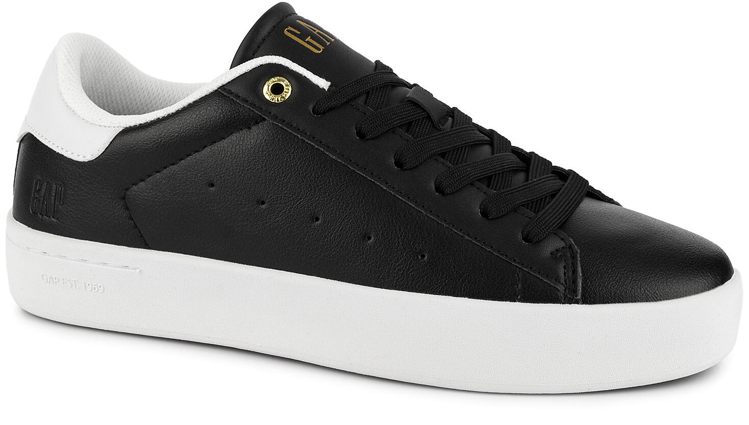 Męskie buty sneakersy trampki sportowe niskie czarne GAP SUN LTX