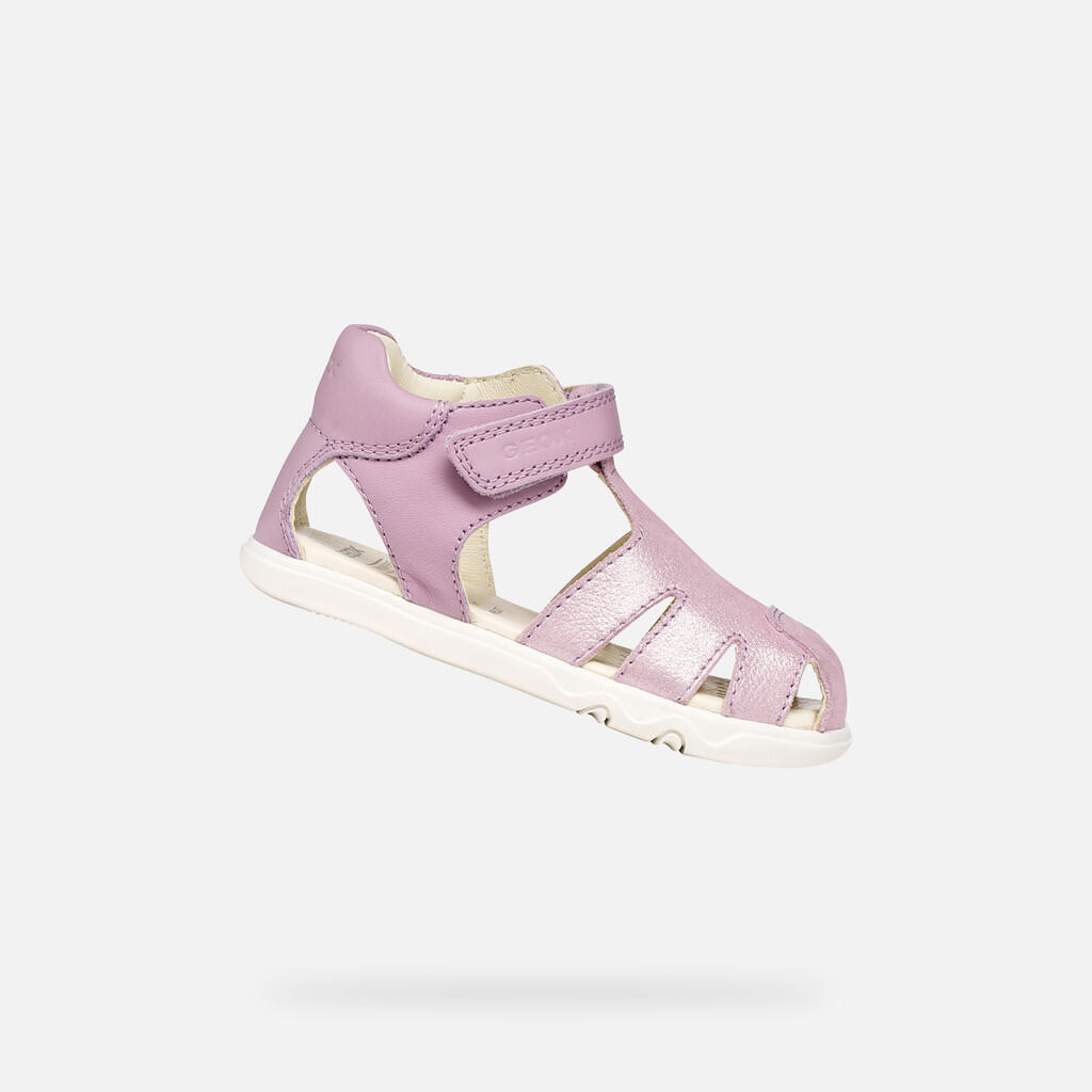Sandały GEOX B SANDAL STEPPIEUP Fioletowy